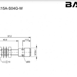 W电感式 现货BES02YT巴鲁夫BES S04G PSC15A 接近开关 M08EG1