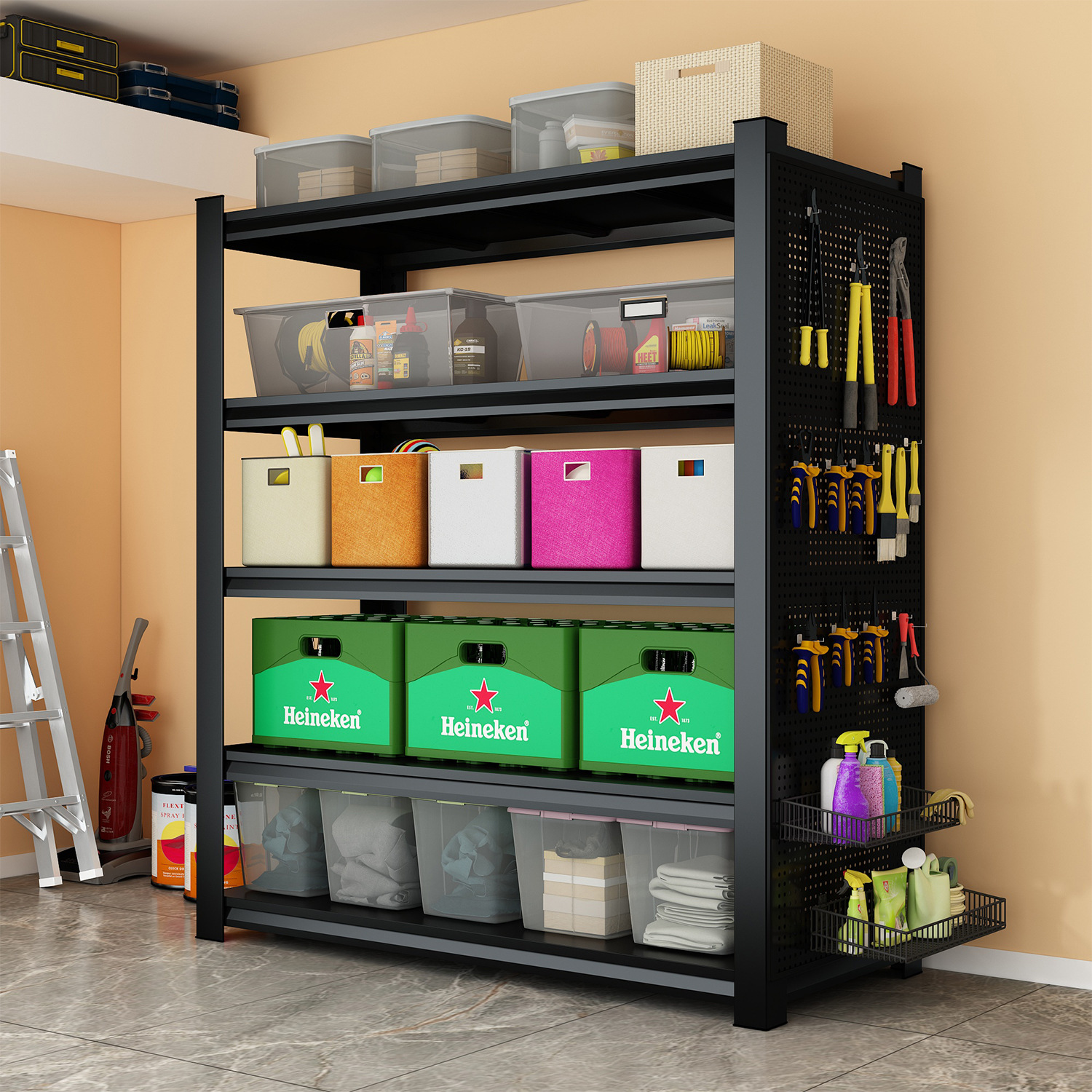 多层杂物架超强承l重货架家用杂物间收纳整理置物架多功能仓储储