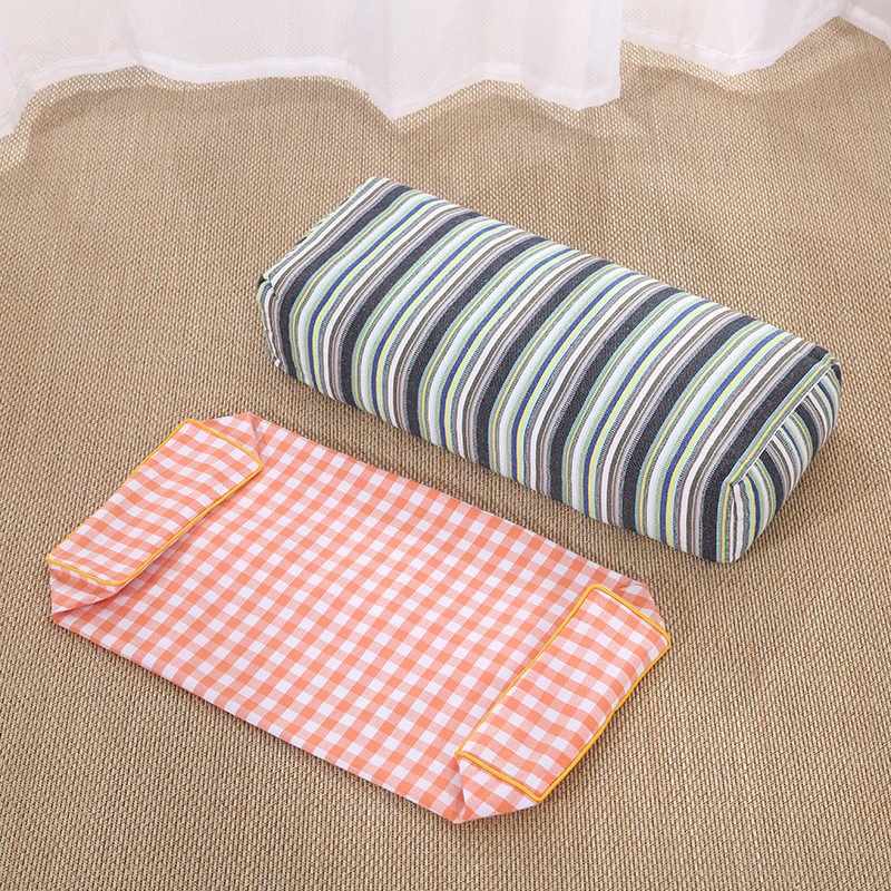 全荞麦壳方枕头老粗布按摩助睡眠老式学生单人青年甜荞皮颈椎枕芯