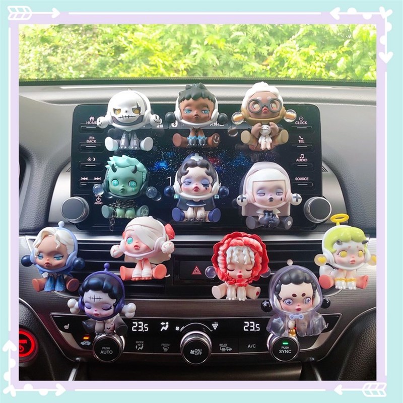 汽车出风口车用香薰密林古堡女神车载H车内可爱装饰潮玩生日礼物