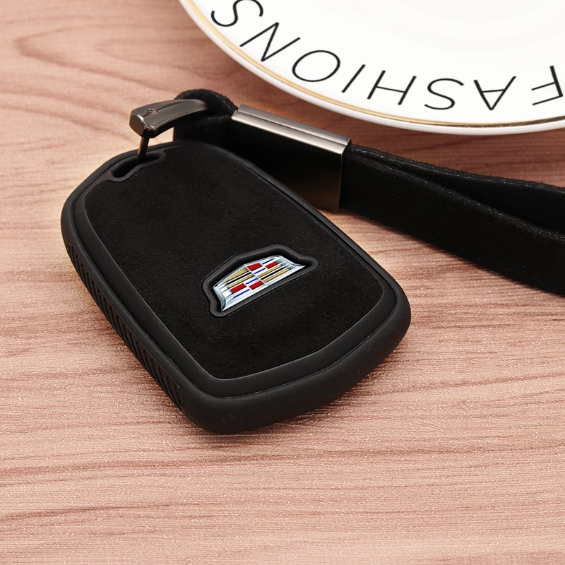 适用凯迪拉克xt5钥匙套xt4扣tct5男xts包atsl女ct6汽车xt6新ct4壳