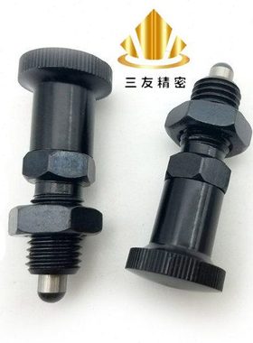 ZAM42-M8/M10/M12/M16旋钮柱塞ZAM01分度销ZAM41-M12