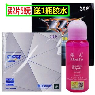 冰冰新729纵横普及套反胶胶皮乒乓球套胶双片装对套GS训练套胶水H
