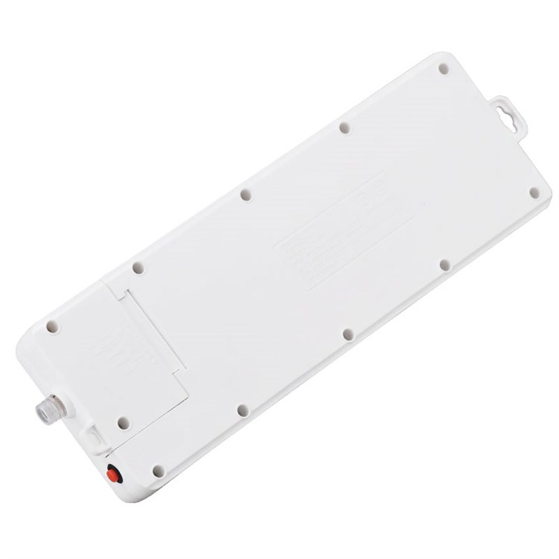 多孔位面板排插带开关插排不带线过载保护插线板插座铜电插板10A