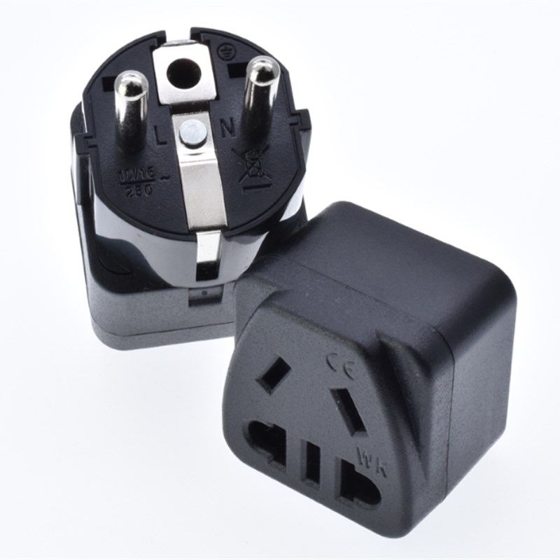 优质欧标德标转换器插头欧洲泰国电源插座转接头俄罗斯巴厘岛