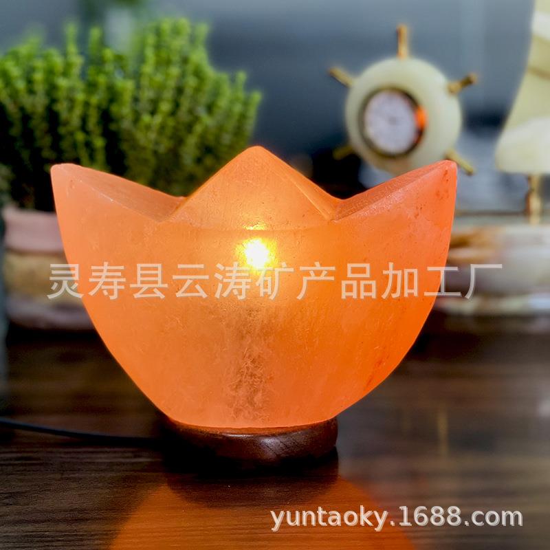 巴基斯坦玫瑰盐灯厂家喜马拉雅水晶盐灯帆船 各种造型 现货各