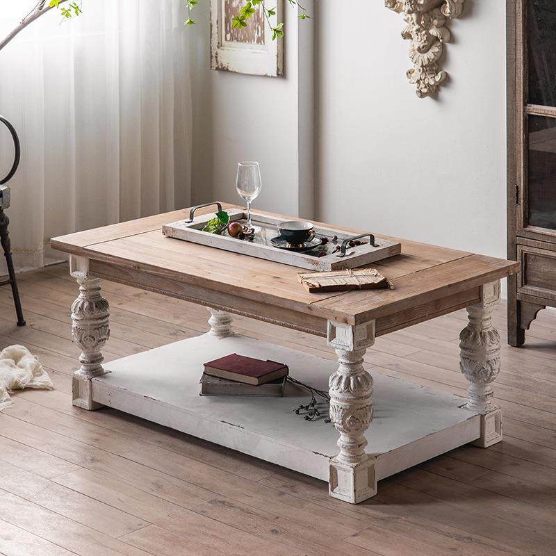 法式轻奢实木茶桌客厅沙发茶几桌办公室方形茶台复古做旧创意民宿,玩具/童车/益智/积木/模型,毛绒/玩偶/公仔/布艺类玩具,淘宝优惠券,粉丝福利购,淘宝优惠卷