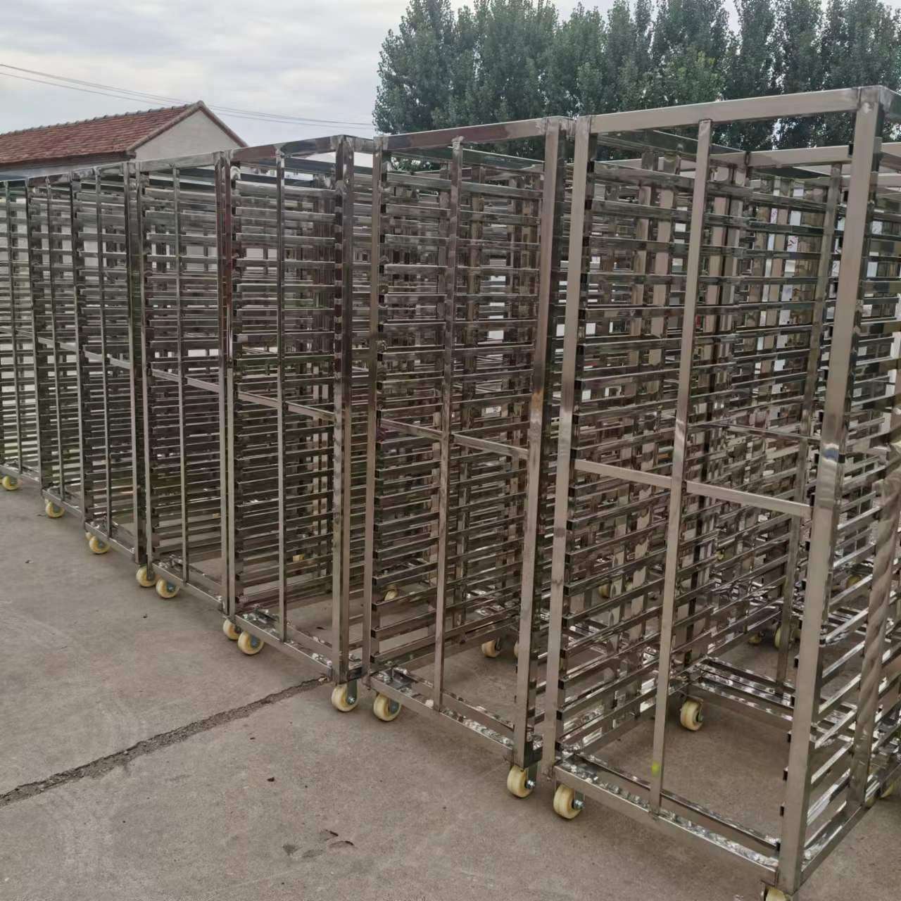 供应蒸车 蒸房专用蒸馒头 蒸米饭蒸车 不锈钢架子车 周转车