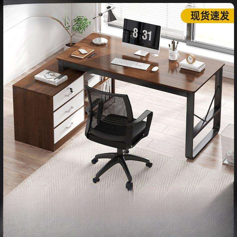 电脑桌台式办公桌现代简约卧室桌椅组合学生家用书桌转角写字桌子