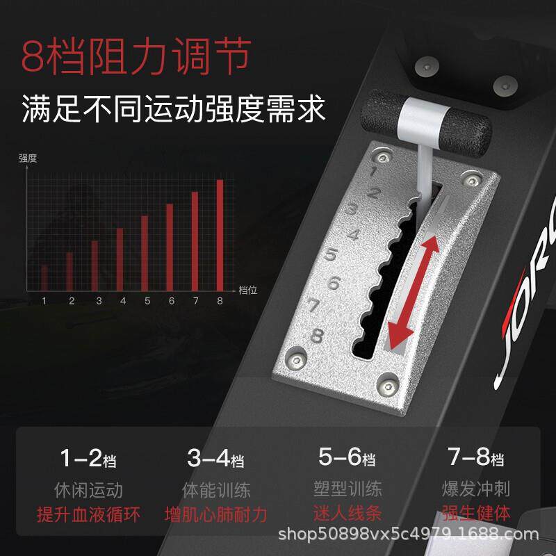 捷MR80瑞特阻划机家划用风磁控室内船器可折叠MR80风磁一体划船船