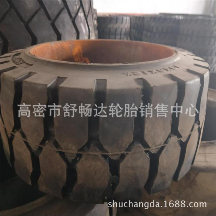 供应18x6x12 1/8叉车轮胎 实心轮胎 工程轮胎 可配钢圈