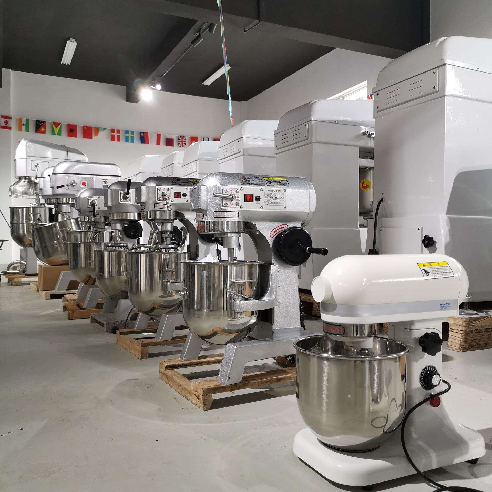 B10型快速打蛋机商用 3功能食品搅拌器 可拆卸搅拌桶10升打蛋器