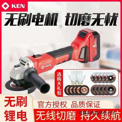 锐奇锂电100mm角磨机BL9120-40S/50S角向磨光机双电池手持式工具