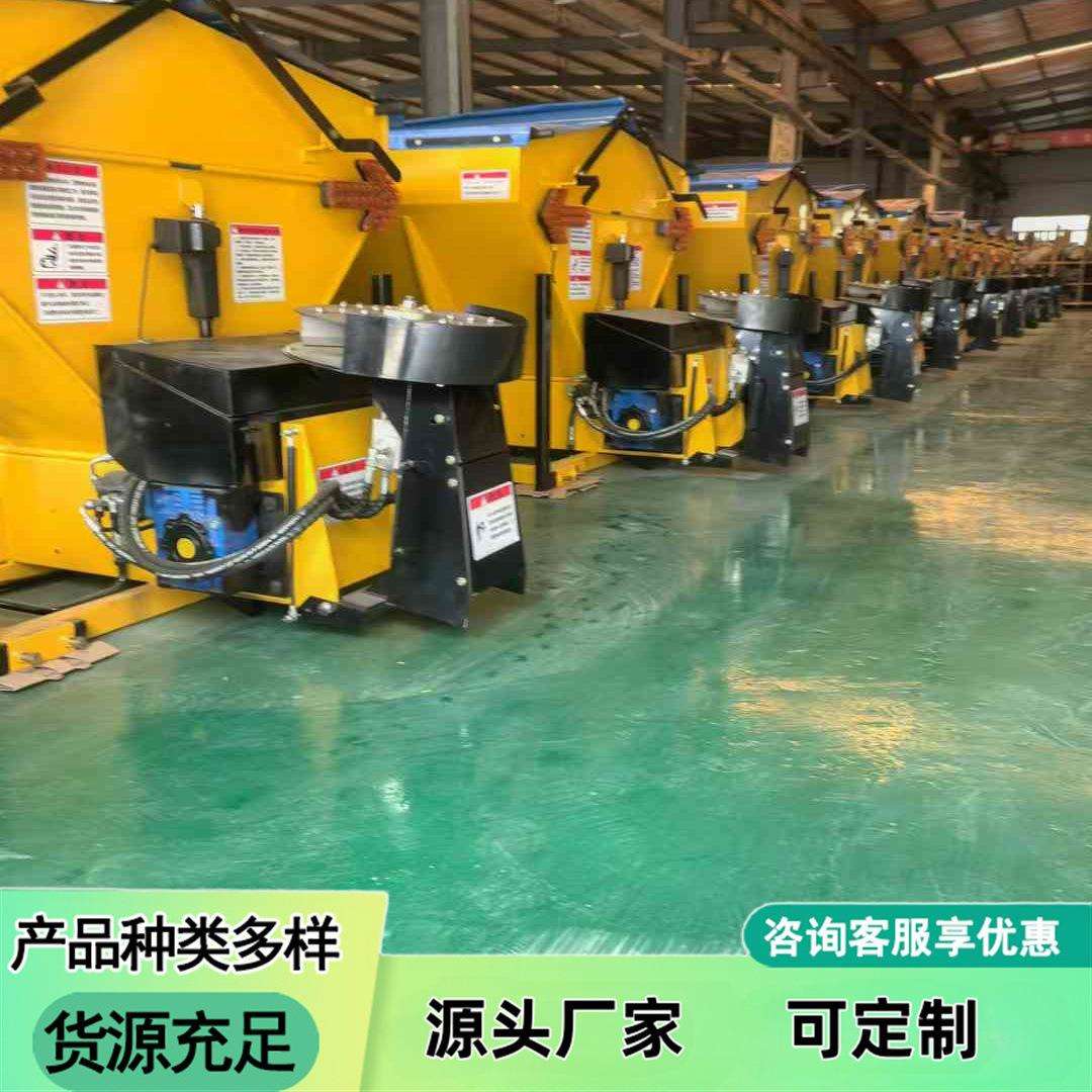 降雪路面清理积雪撒盐机道路除雪剂洒布设备工程车载融雪剂撒布机