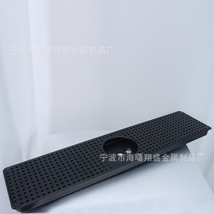 吧台沥水加厚黑色滴水盘304不锈钢中间孔精酿啤酒含洗杯器全套