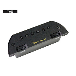 SKYSONIC天音拾音器木吉他拾音乐器配件磁力加麦克风打板双拾音器