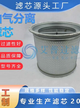 空压机油雾分滤芯筒式22111975 油分 过滤器滤芯 支持定 制
