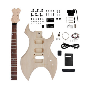 音芬特电吉他DIY手工组装套装半成品配件  电吉他琴体琴颈套装