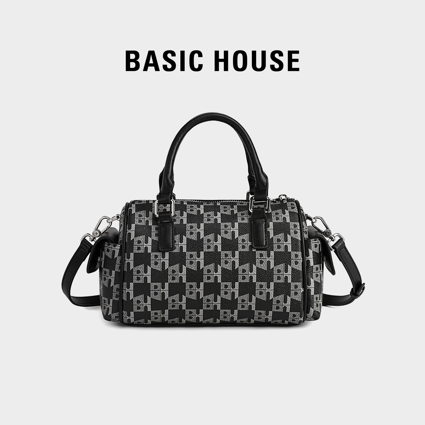 Basic House/百家好波士顿包女2026新款高级感小众斜挎单肩枕头包,箱包皮具/热销女包/男包,波士顿包,淘宝优惠券,粉丝福利购,淘宝优惠卷