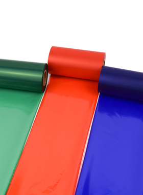 ttp244pro碳带标签打印机白I色蓝色红色增强混合基碳带