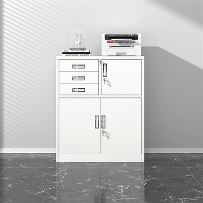 加厚钢制二十四斗柜多抽屉票据收纳柜12斗零件柜图纸柜带锁资料柜