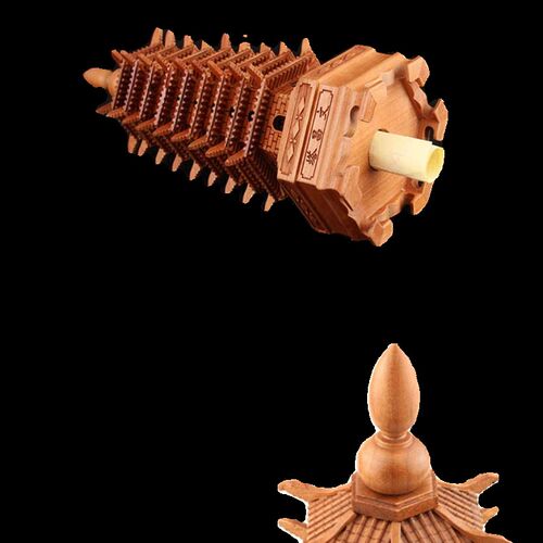 九层桃木文昌塔9层的真桃木质的13层实7送孩子书桌摆件十三层2024