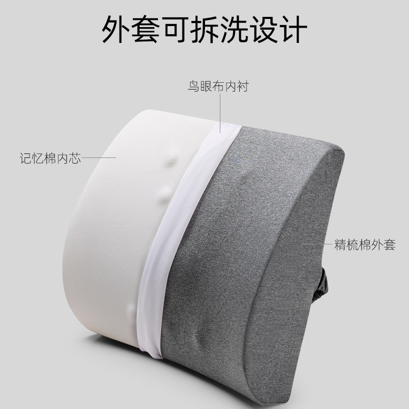 办公室靠枕座椅久坐护腰靠垫记忆棉腰靠椅子靠背垫腰疼腰枕靠腰垫,居家布艺,腰靠垫,淘宝优惠券,粉丝福利购,淘宝优惠卷