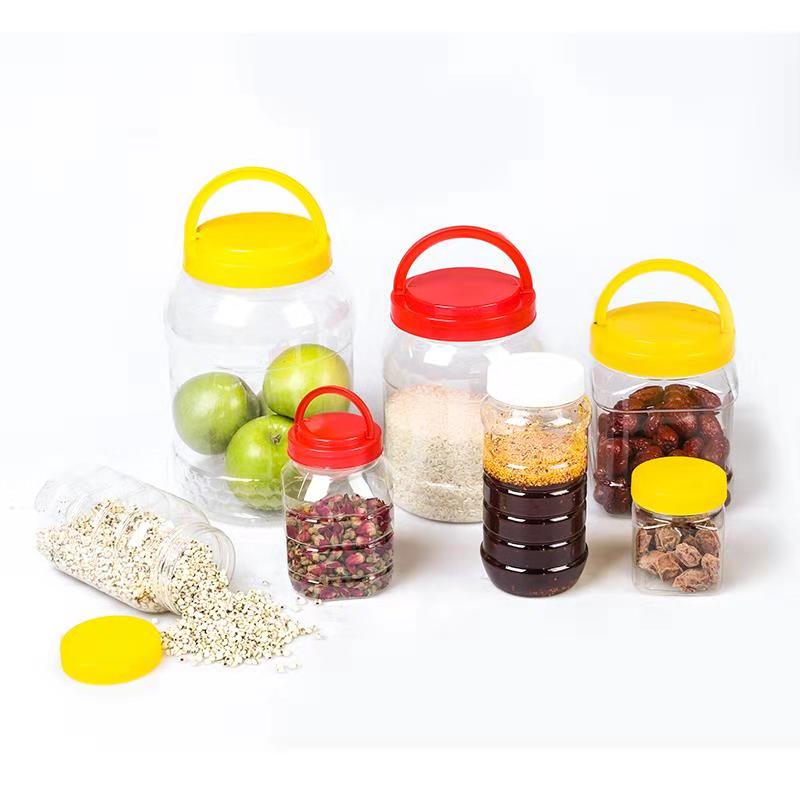 8斤蜂蜜瓶塑料瓶4000gt 蜂蜜罐子 蜜糖罐子干果瓶子 酱菜瓶加厚