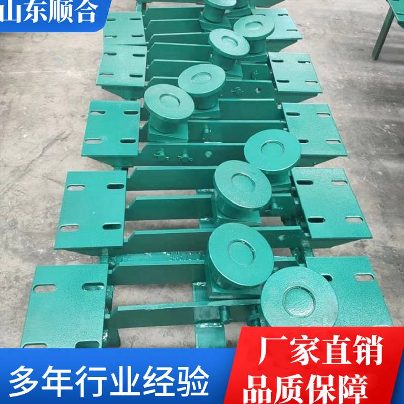 顺合供应无极绳绞车前压绳轮 组合式托绳轮组 SQ牵引车转弯轮