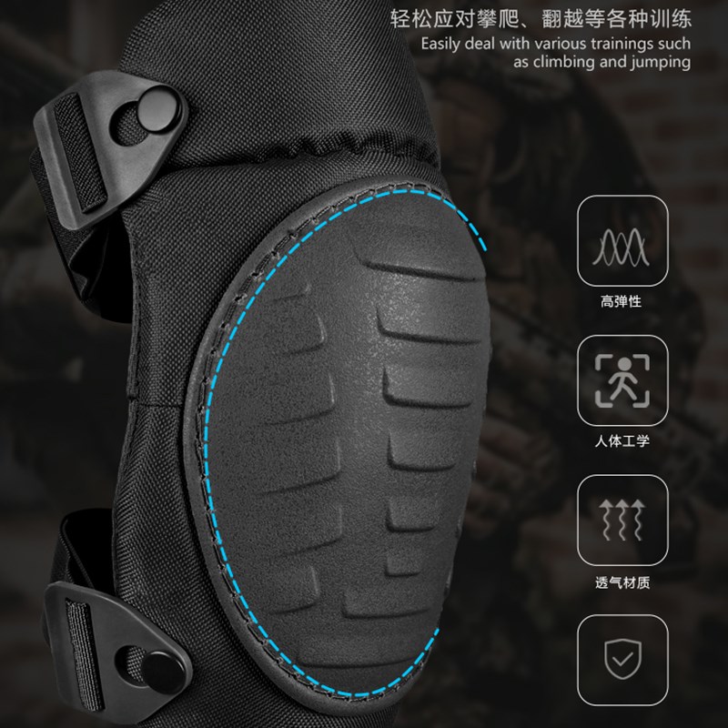 摩托车护膝机车护具越野防摔护腿骑行装备男士耐磨防磕碰劳保护膝