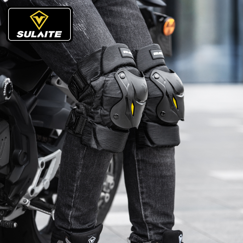 冬季机车护膝护肘摩托车防摔护具骑行防风保暖骑士膝盖护腿四季男