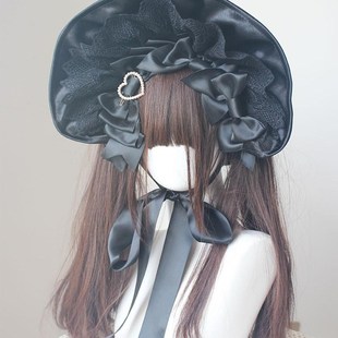 多色百搭古董lolita手作粉色波奈特小物优雅小华丽doll感BNT发饰