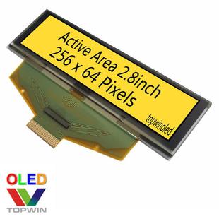 2.8英寸oled液晶2.8寸黄光2.8英寸黄色UG 5664ASYDF01驱动SSD1322