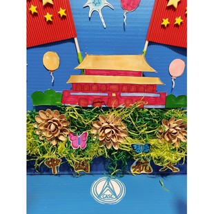 变废为宝手工创意美术半成品火箭航空太空梦 航天梦 立体故事盒子