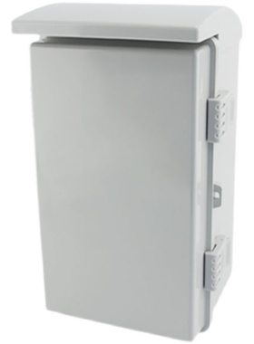 500*400*200mm户t外配电箱灰色带雨盖abs塑料密封防尘盒明装防水