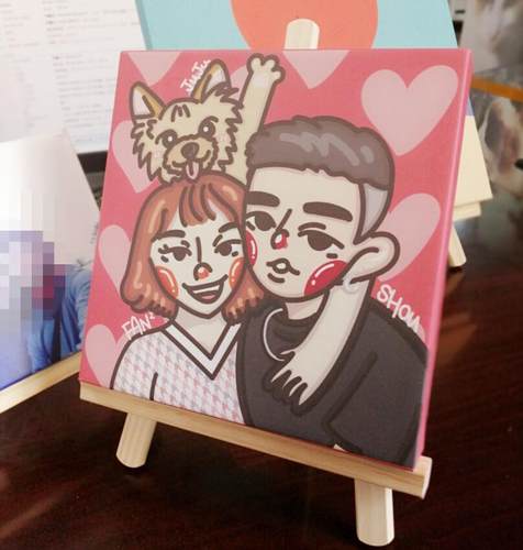 无框画支架 实木画架 宣传板落地镜子超大木架桌面迷你美术相框架