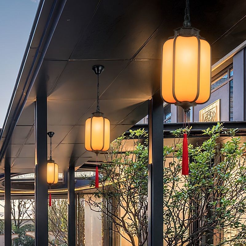 丝瓜灯笼吊灯户外中国防水v定制广告仿古中式红灯笼饭店装饰宫灯