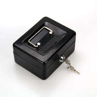 带锁的小匣子贵重8811r0物品保管不锈钢保险箱储物盒子装钱箱子收