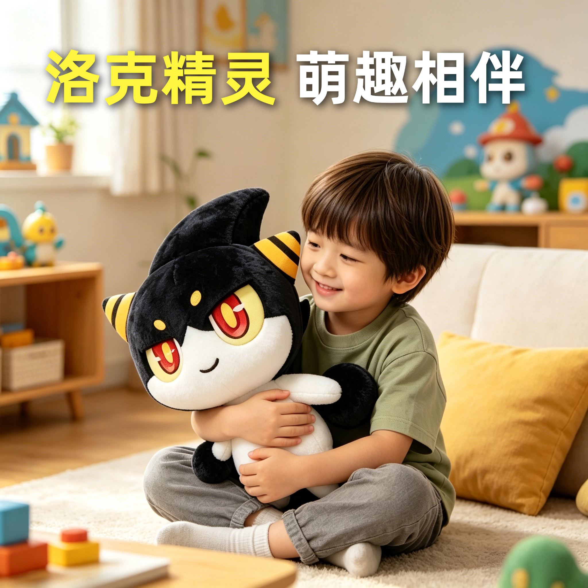 洛克王国阿布迪莫精灵宠物可爱毛绒玩具包包挂件钥匙扣公仔书包