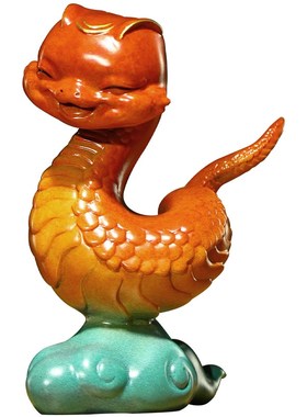 胡福记2025年生肖蛇摆件招财铜工艺品客厅家居桌面装饰品生日送礼