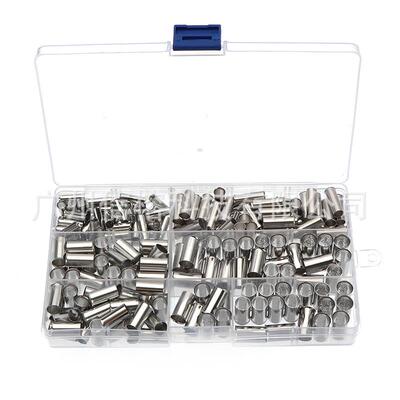 直销190pcs管型裸端子EN组合200pcs盒装冷压管型裸端子