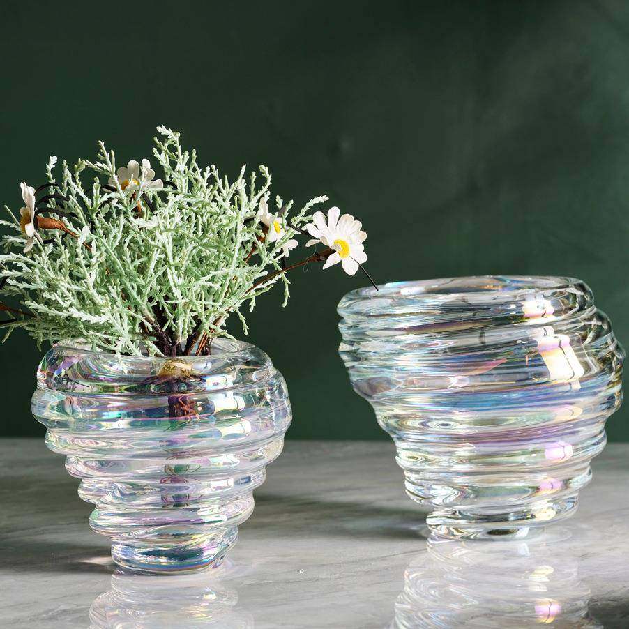 螺旋现代创意龙卷风七彩琉璃花瓶北欧家居玄关餐桌电视柜插花花瓶,纺织面料/辅料/配套,纺织机械配件,淘宝优惠券,粉丝福利购,淘宝优惠卷