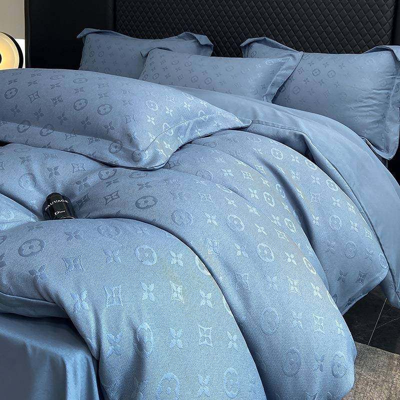 轻奢贡缎提花四件套加厚全棉磨毛双层纱水洗被套床单床笠床上用品,纺织面料/辅料/配套,纺织机械配件,淘宝优惠券,粉丝福利购,淘宝优惠卷
