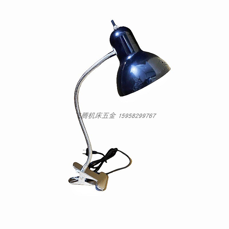 11-3夹子机床工作灯旋转开关E27灯头LED软管220V铣床钻床大夹子