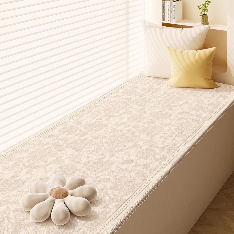 法式飘窗垫轻奢高级感2024新款窗台垫子四季通用主卧阳台定制坐垫