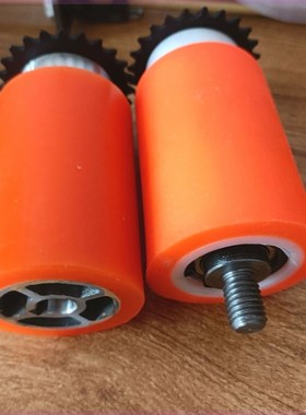 封边机配件大全j红色实心红轮封边条送带轮封修一体机红轮配件