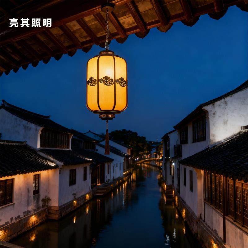 中式户外仿古灯笼风室外庭院宫廷凉亭连廊别墅大门口吊灯,家装灯饰光源,智能吊灯,淘宝优惠券,粉丝福利购,淘宝优惠卷