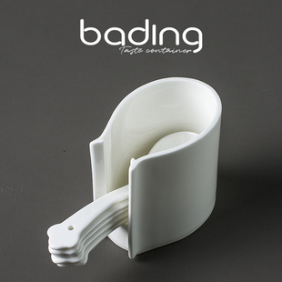 简约清新纯白骨瓷沥水筷子筒筷笼小调羹桌面收纳盒子餐桌用餐配套