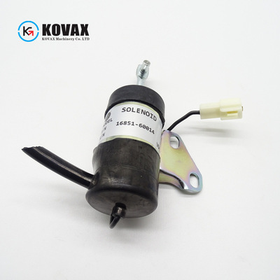 KOVAX 16851-60014挖掘机熄火开关D902 D722 RTV900熄火电磁阀