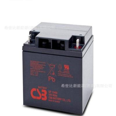 CSB蓄电池GP12400铅酸免维护12V40AH发电厂变电站应急电源用